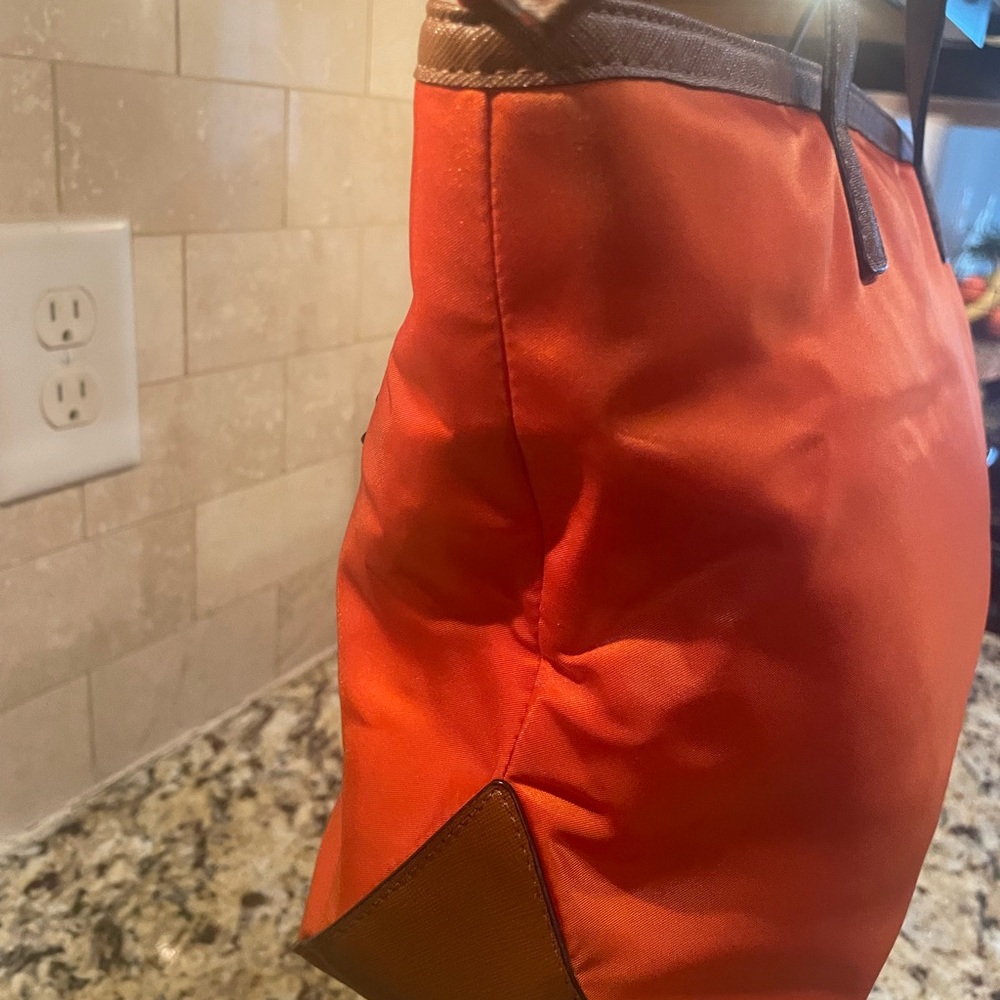 Michael Kors Orange Tote Bag - Picture 8 of 11